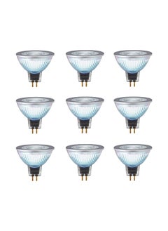 Buy Osram Led Spot Lamp MR163536 GU5.3 Led Reflector Bulb, 4.5W/827 12V 4.5W MR16 400LM, Warm White, Pack of 10 in UAE