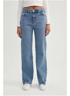 Buy Woman 90'S Wide Leg Denim Trousers in Egypt