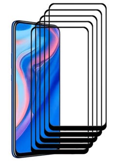 Buy 5 Pieces Antistatic ESD Dustproof Premium Quality High Definition Tempered Glass Screen Protector Designed For Huawei Y9 Prime (2019) in UAE