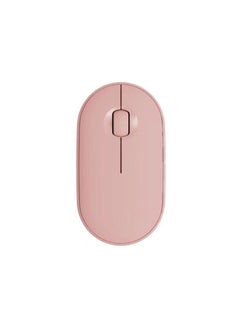 اشتري Cross-border Logitech M350 2.4G Bluetooth Dual-mode Mute Notebook Pebble Wireless Mouse Rose pink في الامارات