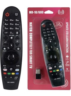 Buy MR-18/600 Replacement Magic TV Remote Control compatible with most LG Televisions Smart TVs Netflix and Prime Hot button Black in Saudi Arabia