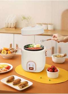 Buy 1.2L Mini Multifunctional Nonstick Rice Cooker 200W Small Portable Automatic Intelligent Home Rice Cooker for 1-2 People in UAE