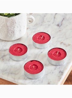 Buy Vela 4-Piece Mixed Berries Tealight Candle Set 152 gr in UAE