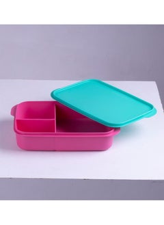 Buy Lunch box BREAK 1.5 liters with selicon cap Melon*TurMelon*Turquoise in Egypt