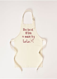 اشتري The best Iftar is made by Mama - Red Print - Children Apron في الامارات