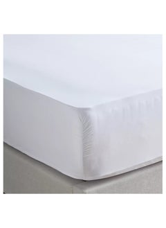 اشتري Eternity Cotton Percale 325 Thread Count Full Fitted Sheet - 120x200 cm في السعودية