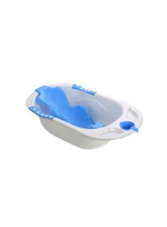 اشتري 1-Piece Non Slip Baby Bath Tub with Seat Support في الامارات