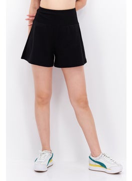 Buy Women Sportswear Fit Running Shorts, Black in Saudi Arabia