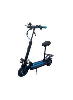 Buy Electric Scooter 1000W Motor 48V10Ah Battery 35 to 45Km Range Max Speed 55KmpH 4 Suspension Led Lights & Digital Display  E10 in UAE