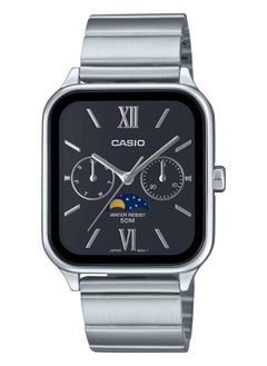 اشتري CASIO Standard Analog Black Dial Stainless Steel Band Men's Watch-MTP-M305D-1A2 في الامارات