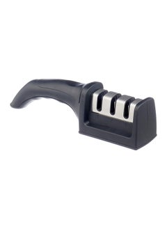 اشتري Mt Stainless Steel Manual Knives Sharpener With Plastic Body - Black And Silver في مصر