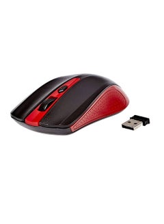 اشتري Enet Wireless Optical Mouse - Red/Black في الامارات