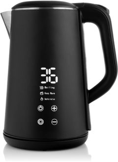 Buy Electric Kettle, 1.6 Liter, Stainless Steel, Teapot with Temperature Hold Function, Quick Heating, Touch Screen Display in Saudi Arabia