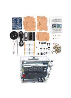 اشتري LED Digital FM Radio DIY Kit SCM FM Radio Module Soldering Project Practice Kit 5W Speaker 87-108MHz Stepping Adjustment في السعودية