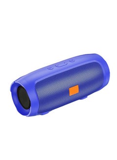 Buy M MIAOYAN Smart wireless bluetooth speaker outdoor card subwoofer small audio voice broadcast mini speaker blue in Saudi Arabia