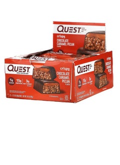 Buy Quest Nutrition Hero Bar 60g Chocolate Caramel Pecan 1x12 in UAE