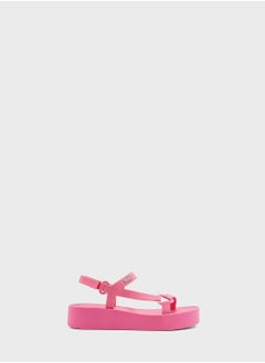 اشتري Ankle Strap Wedge Heel Sandals في الامارات