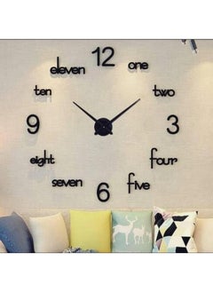 Buy 3D wood English Letters Wall Clock in Egypt