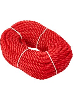 اشتري Alsaqer Plastic Rope 35 Yards Length 10 mm Diameter | High-Strength Nylon Rope for Docks, Marine Mooring Lines, Camping, Climbing, Rescue and Multipurpose, Mix Colours Yellow,Blue,Red,Orange and Green في الامارات