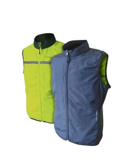 Buy Tucano Urbano Nano Switch Vest Dark Blue/Yellow Fluo (B701-BSYF/12-L/XL) in UAE