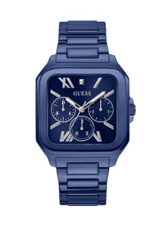 اشتري ساعة GUESS للرجال متعددة الوظائف باللون الأزرق ومينا زرقاء - GW0631G3 في السعودية