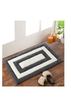 Buy Shemtron Race Track Pattern Cotton Bath Mat in UAE