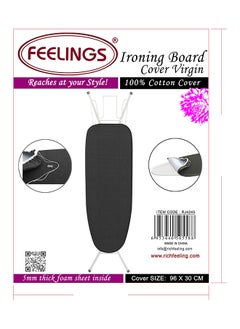 اشتري FEELINGS IRON BOARD COVER COTTON FOR VIRGIN SIZE: (96X30cm) في الامارات