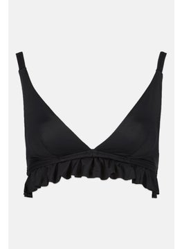 اشتري Women Plain Bikini Top, Black في الامارات