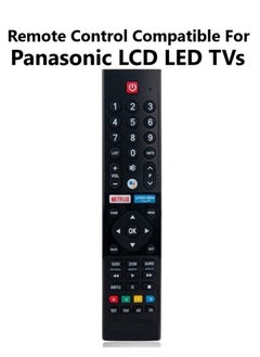 Buy Replacement IR Remote Control For Panasonic Smart TV LCD LED Black in UAE