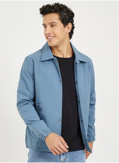 Buy Printed Barcode Windcheater Jacket in Saudi Arabia