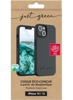 Buy Just Green iPhone 14 Natura Case Black - Eco-friendly in UAE