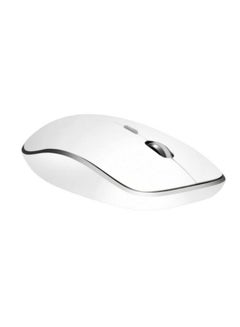 Buy 2.4Ghz Wireless Cordless Optical Mouse Mice Usb Receiver For Pc Laptop Black W Soft Touch Finish White in UAE