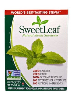 اشتري Natural Stevia Sweetner 70 Packets 2.5ounce في الامارات