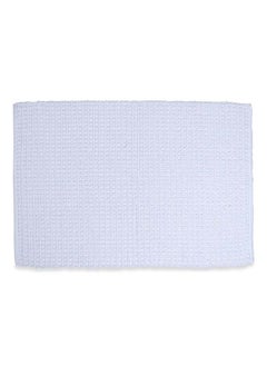 اشتري Spa Waffle Reversible Bathmat, White – 2150 GSM, 60x90 cm في الامارات