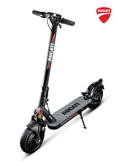 اشتري DUCATI PRO-II EVO Electric Scooter, Powerful 350W Brushless Motor, Long Range of 40 Km, Dual Suspension, Quick Folding & Portable, App Connection, 3.5" LED Display - Black في الامارات