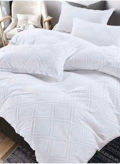 Buy DREAM BELL 6 PC PURE COTTON KINGSIZE SOFT COMFORTER SET WHITE in UAE