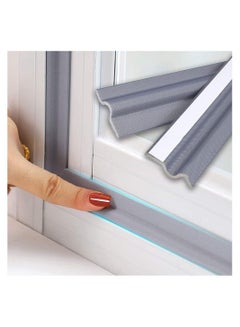 اشتري 4m Window Draft Stopper Draught Foam Seal Strip Wind Noise Dust Insect Blocker for Window Gap Door Frame Grey في الامارات