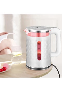 اشتري Glass Water Boiler 2.3lt 2000W With Lighting Change Depending On The Temperature, SK-1028 في الامارات