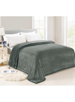 Buy Super soft irresistibly soft fleece flannel microfiber fur blanket and warm and cozy velvet suitable for all seasons in Saudi Arabia