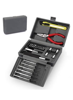 اشتري 24 in 1 Screwdriver Set of Cutter, Piler, Sockets, Screwdriver Bit, Extension Bar, Precision Screwdrivers Tools في الامارات