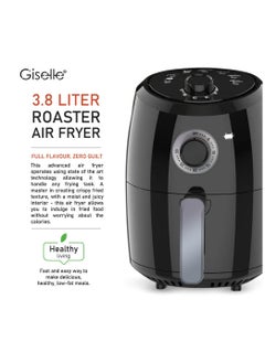 اشتري Giselle Air Fryer with Timer & Temperature Control - Black (3.0L/1000W) KEA0198 في الامارات