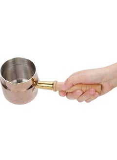 اشتري Small Sauce Pan, 13.5 Oz Stainless Steel Saucepan Butter Warmer - Small Melting Pot for Milk, Coffee, Tea, Soup - Stovetop & Dishwasher Safe في السعودية