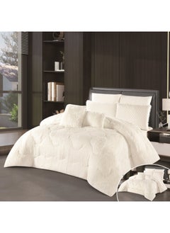 Buy Winter Duvet Set With Fur And Velvet Double-Sided Made Of Durable And Soft Fabric Heavy Filling 4 Pieces Single Size in Saudi Arabia