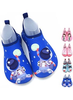 اشتري Boys Water Shoes Girls Beach Socks for Kids Toddler Baby Barefoot Swim Socks, Quick-Dry Non-Slip Aqua Water Sport Shoes في الامارات