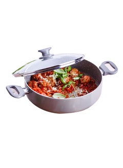 Buy Oven-Safe Non-Stick Ceramic Skillet Pan Grey and Clear 3.6 L CC004311-001 in Saudi Arabia