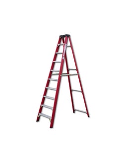 Buy Fibre One Sided Ladder -Non-Conductive Safety Ladder for Electrical | Lightweight, Telescoping Ladder for Home, Office & Outdoor Use | Folding Ladder with Anti-Slip Design | Heavy-Duty Multi-Use Ladder | 9 Steps | 2.7 Meter in UAE