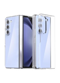 اشتري Nukin Samsung Galaxy Z Fold 5 Case, Clear Case Cover Transparent Ultra Thin Cover Slim Sturdy Scratchproof Hard PC Phone Case Minimalist Solid Sleek Designed for Galaxy Z Fold 5 5G - Clear في الامارات