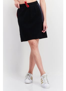 Buy Women Brand Logo Pull On Mini Skirts, Black in UAE