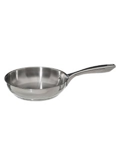 Buy Resilience High Quality Stainless Steel Frying Pan Silver 20 cm 179703 in Saudi Arabia