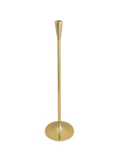 اشتري Slim Taper Candle Holder, Gold - 20x89 cm في الامارات